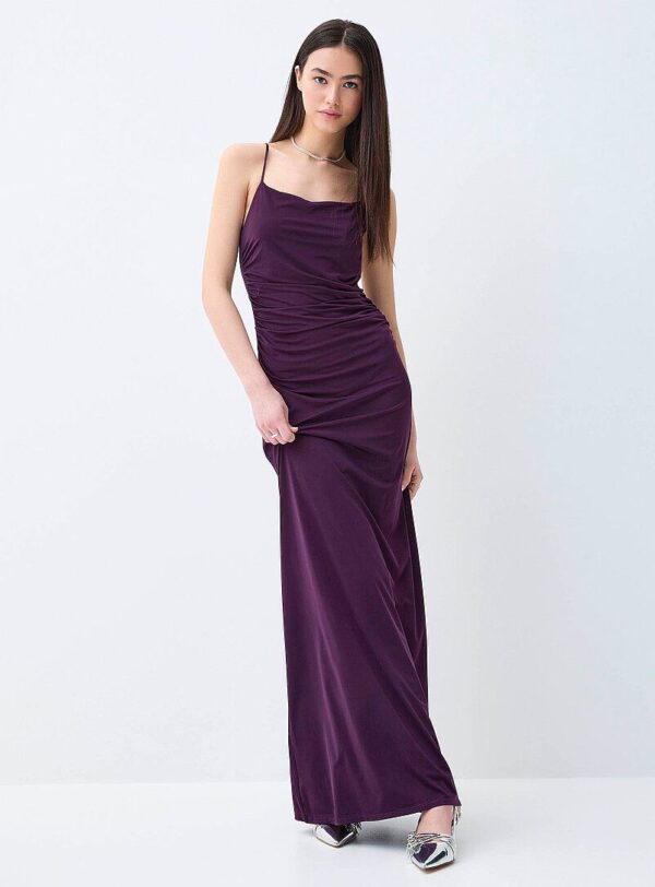 Open back maxi dress